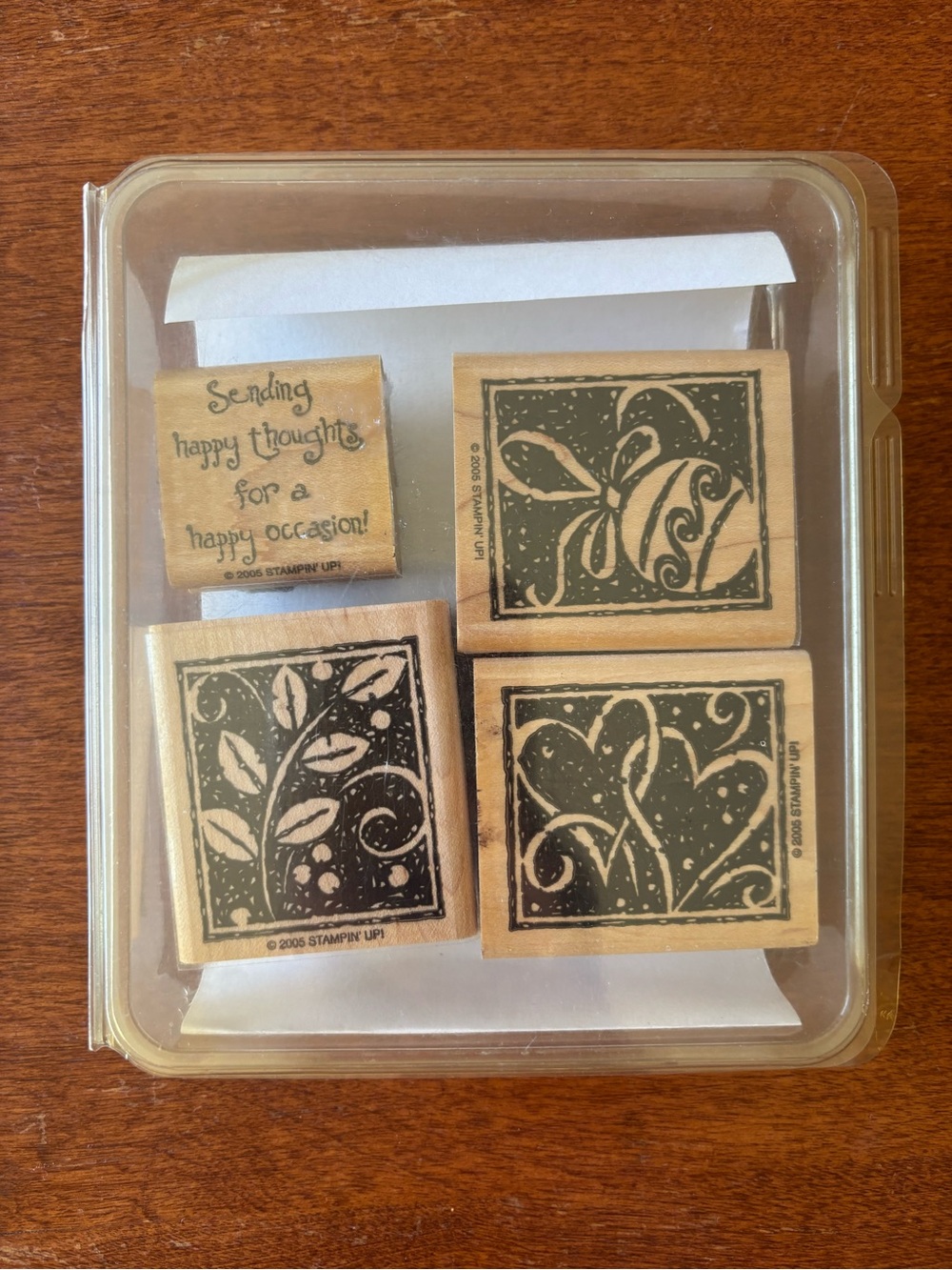 Vintage Stampin’ Up! “Happy Occassions” 4 piece set